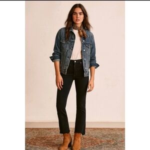 Mother Denim The Insider Crop Step Fray Jeans